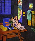 Red Fish in Interior by Henri Matisse